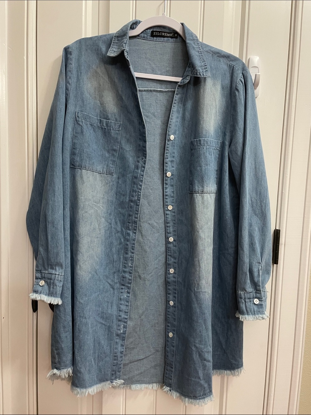 Boho Denim Shacket Size Medium